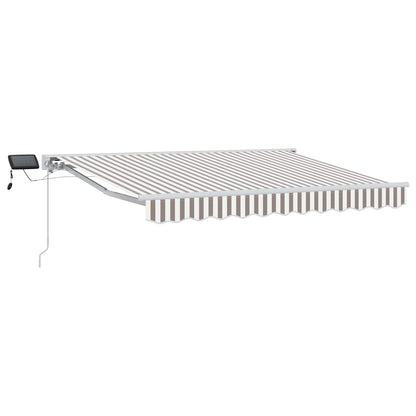Handmatige Luifelhouder met LED's 3,5 x 2,5 m