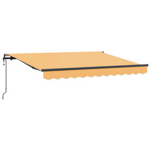 Uitschuifbare luifel Zand 400 × 300 cm Stof en Aluminium