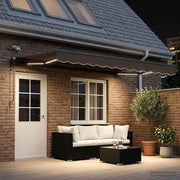 Luifeldoek 450x350 cm taupe polyester
