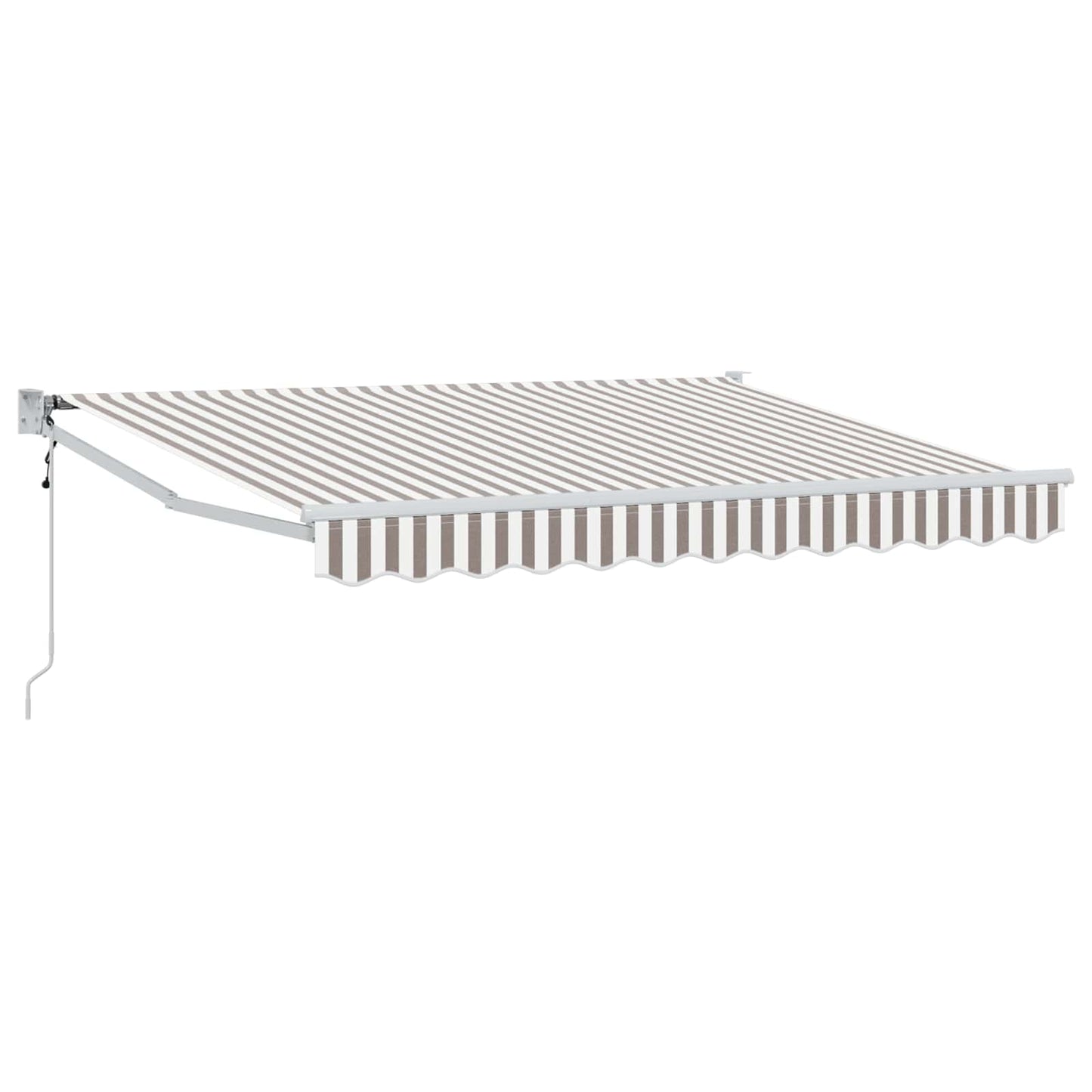 Markies Lichtgrijs en wit. 4 × 3 m Polyester en Metaal