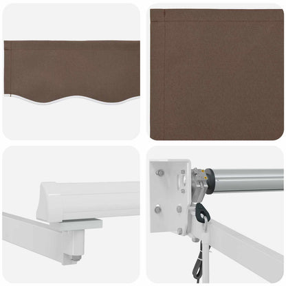 Markies Taupe 4 × 3 m Polyester en Metaal