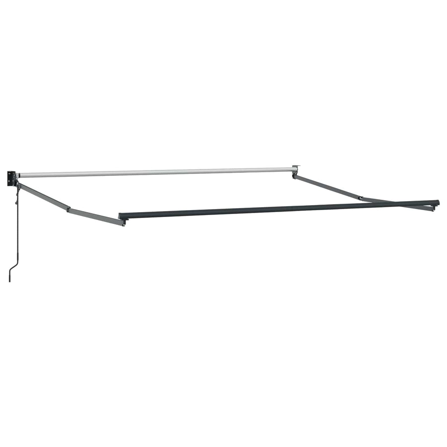 Markies Lichtgrijs en wit. 4 × 3 m Polyester en Metaal