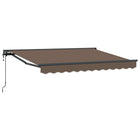 Elektrisch zonnescherm 400x350 cm taupe