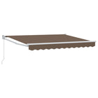Uitschuifbare luifel 4,5x3 m taupe