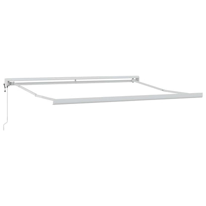 Uitschuifbare luifel Zand 450 × 300 cm Stof en Metaal