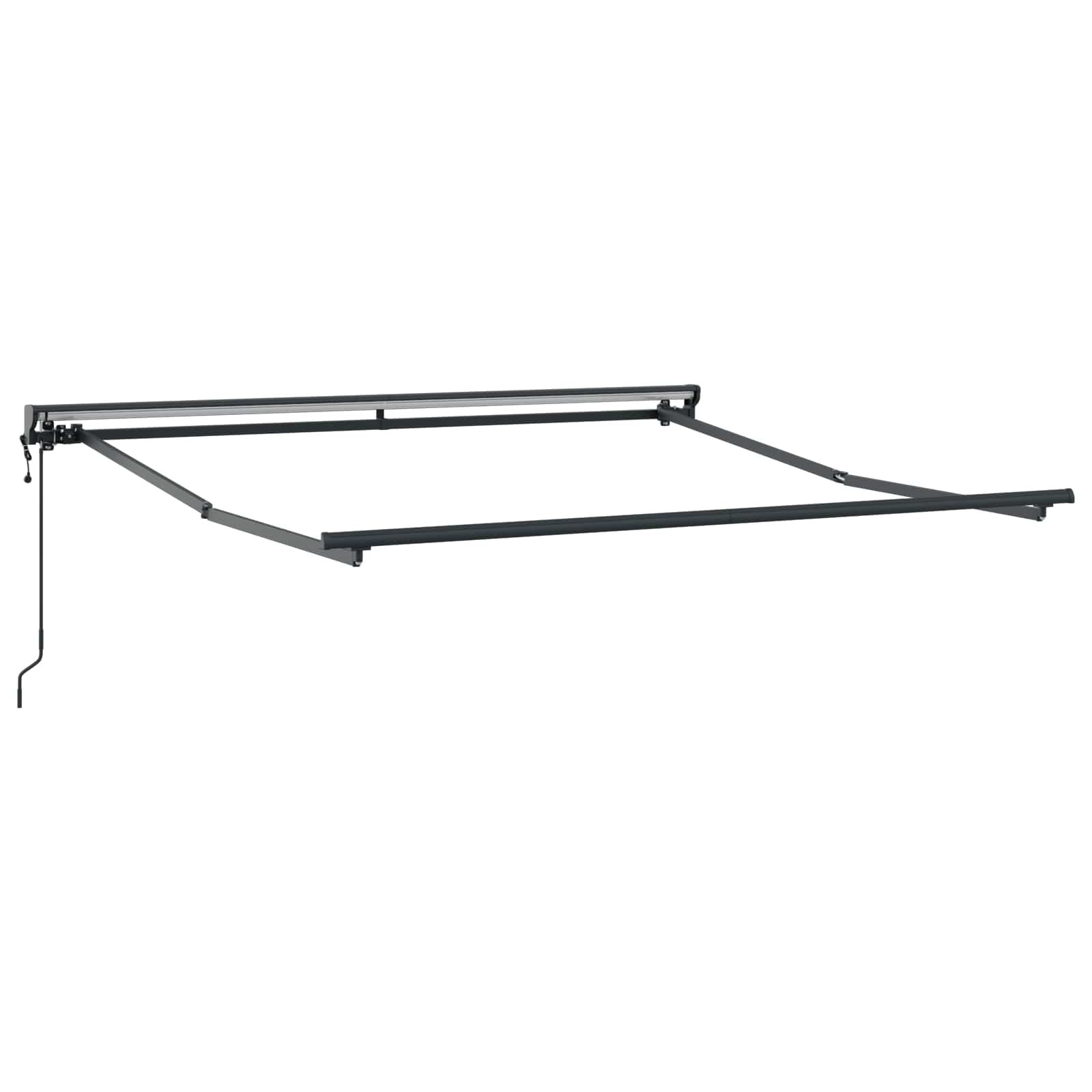 Uitschuifbare luifel Zand 4,5 × 3 m Polyester en Aluminium
