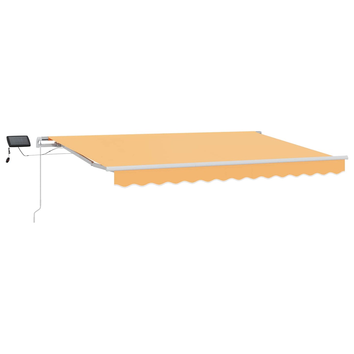 Uitschuifbare luifel Zand 500 × 300 cm Stof en Aluminium