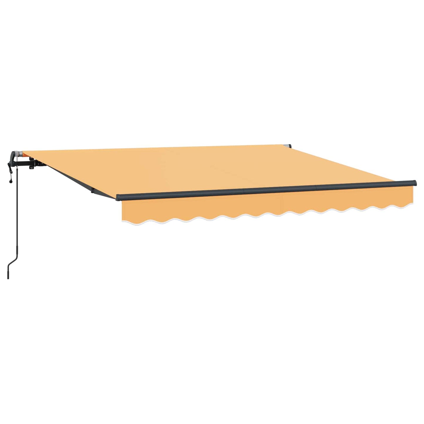 Uitschuifbare luifel Zand 500 × 300 cm Stof en Aluminium