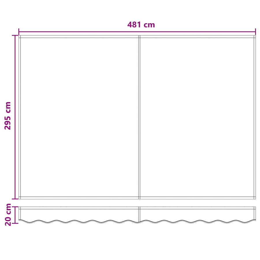 Elektrisch Uittrekbaar Zonnescherm Taupe 5 x 3 m
