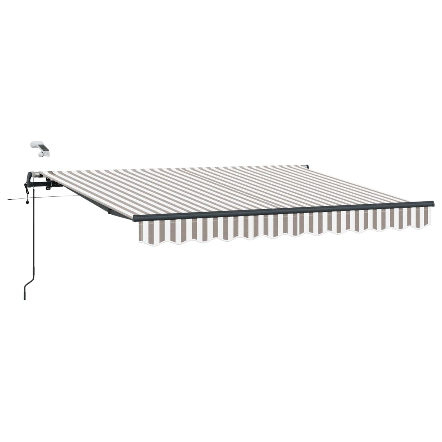 Luifeldoek Lichtgrijs en wit. 500 × 350 cm Polyester