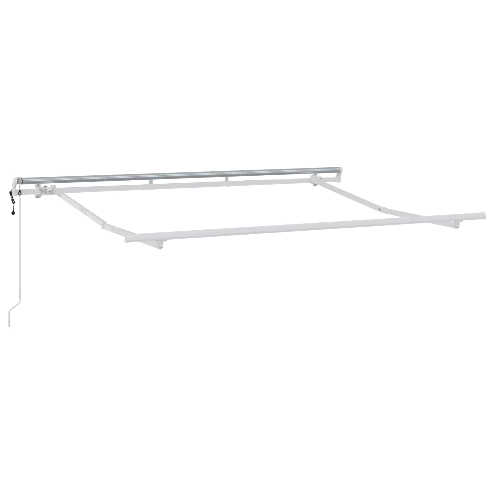 Uitschuifbare luifel Taupe 600 × 300 cm Stof en Aluminium