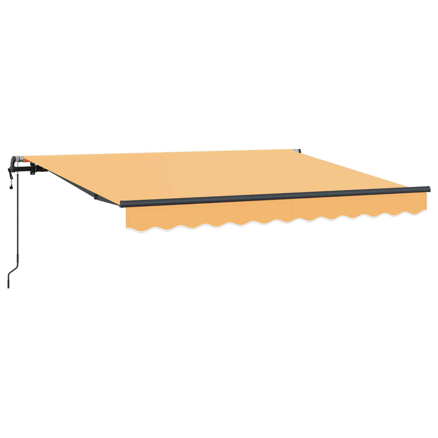 Uitschuifbare luifel Zand 600 × 300 cm Stof en Aluminium
