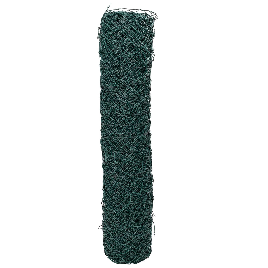 Draadgaashek Groen 2 x 10 m Staal