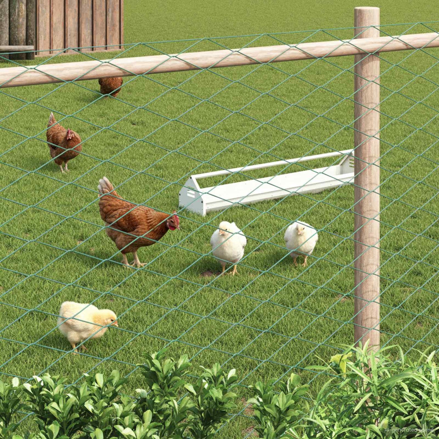 Kettenschakelhek Groen 2 x 20 m Staal