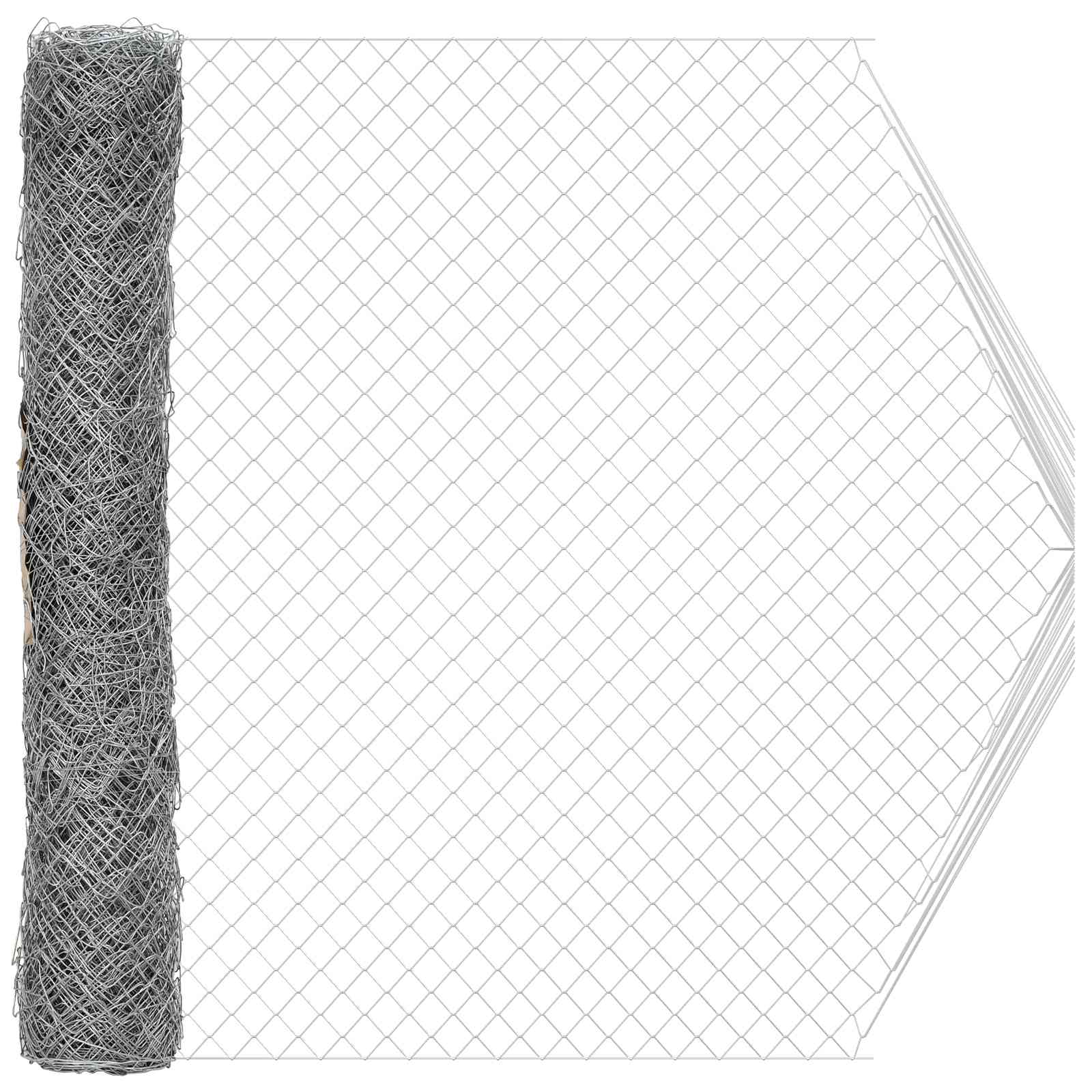 Kettenschakelhek Gegalvaniseerd 2 x 10 m Glas