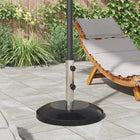 Parasolvoet voor 40-50 mm paal 26.75 kg Zwart Graniet en RVS
