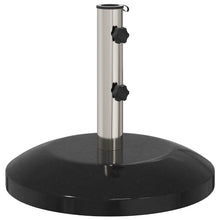 Parasolvoet voor 40-50 mm paal 26.75 kg Zwart Graniet en RVS