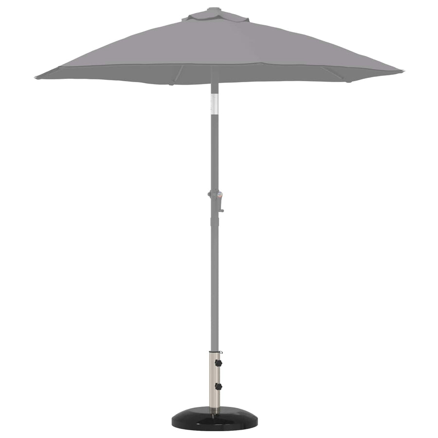 Parasolvoet voor 40-50 mm paal 26.75 kg Zwart Graniet en RVS