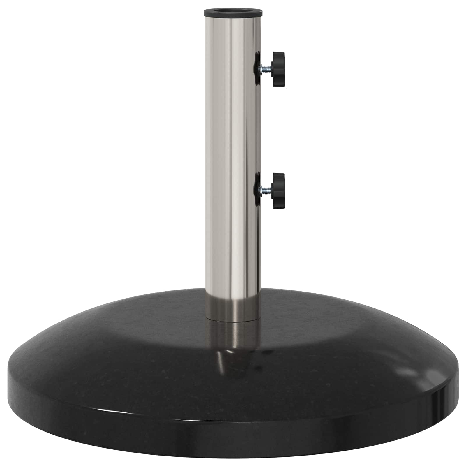 Parasolvoet voor 40-50 mm paal 26.75 kg Zwart Graniet en RVS