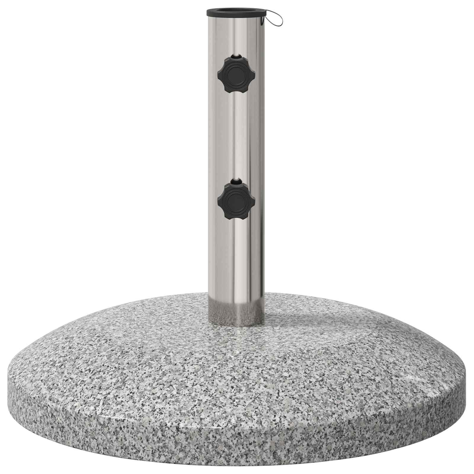 Parasolvoet voor 40-50 mm paal 26.45 kg Grijs Graniet en RVS