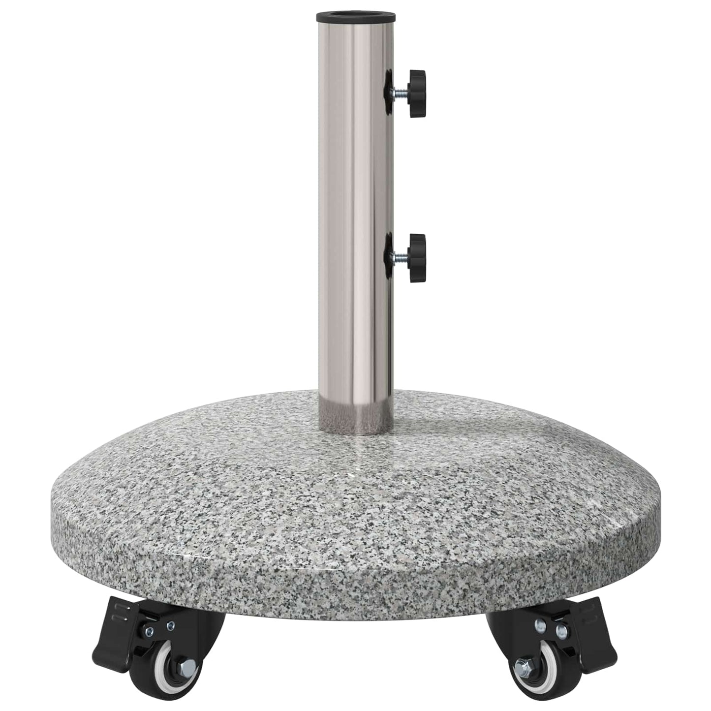 Graniet parasolvoet met wielen voor 4-5 cm stok 27.2 kg Grijs