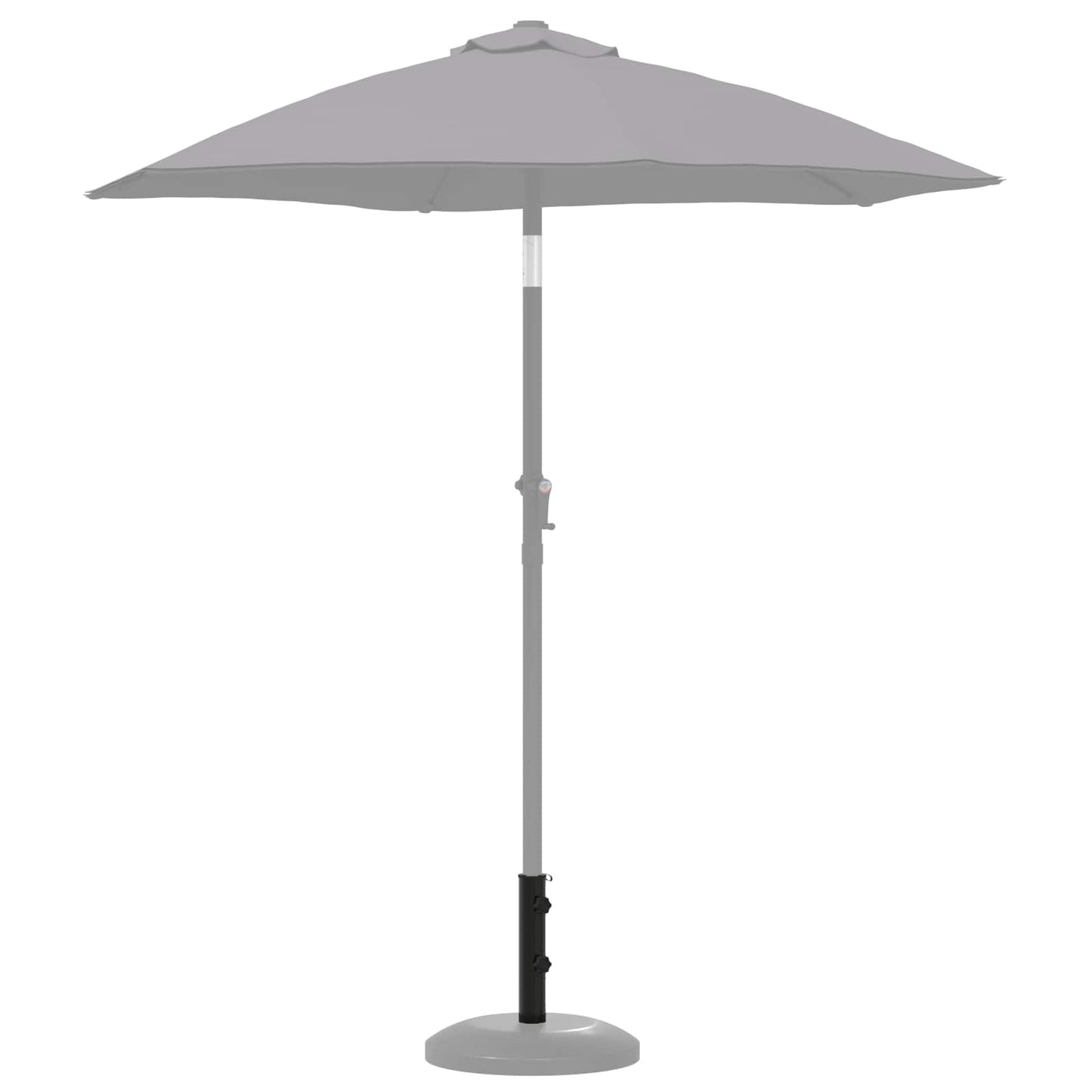 Parasol Basisbuis 0.6 kg Zwart IJzer for 40-50 mm Pole