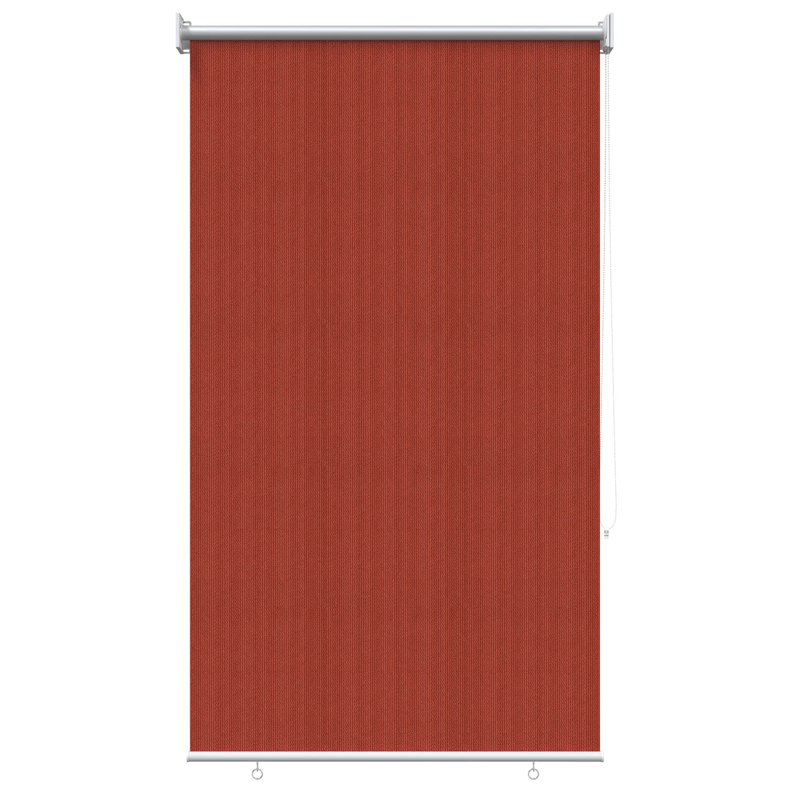 Buitenrolgordijn 90% UV-blok Terracotta 60 x 140 cm HDPE