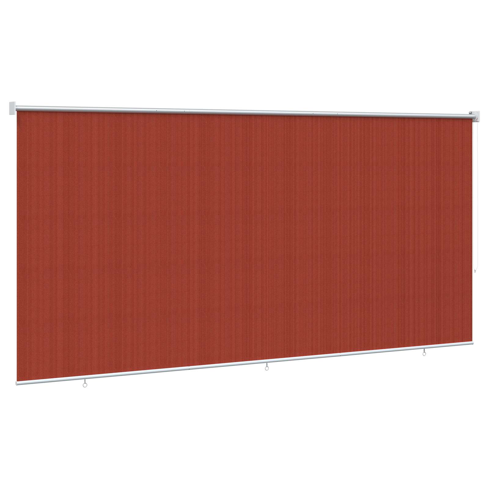 Buitenrolgordijn 90% UV-blok Terracotta 350 x 230 cm HDPE
