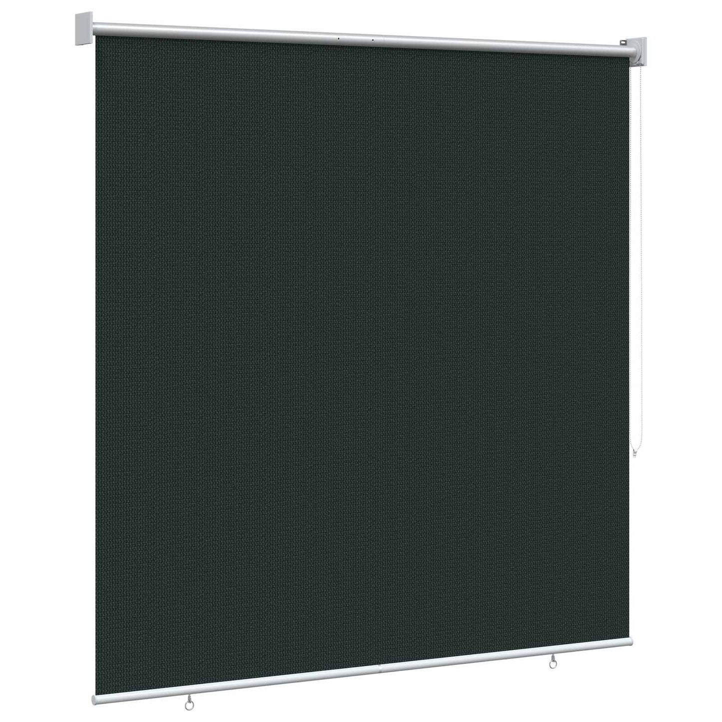 Buitenrolgordijn 90% UV-blok Donkergroen 160 x 140 cm HDPE