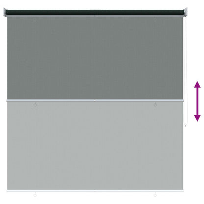 Buitenrolgordijn 90% UV-blok Donkergroen 160 x 140 cm HDPE
