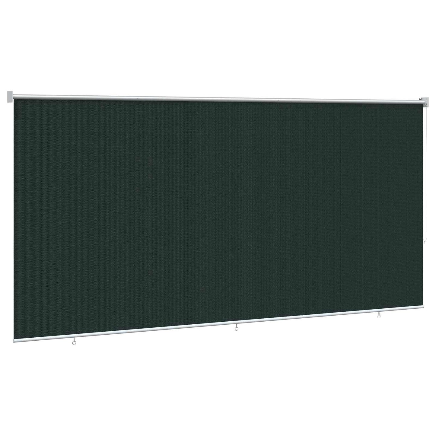 Buitenrolgordijn 90% UV-blok Donkergroen 350 x 140 cm HDPE