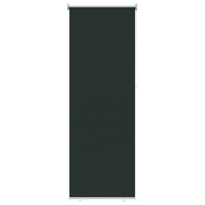Buitenrolgordijn 90% UV-blok Donkergroen 80 x 230 cm HDPE