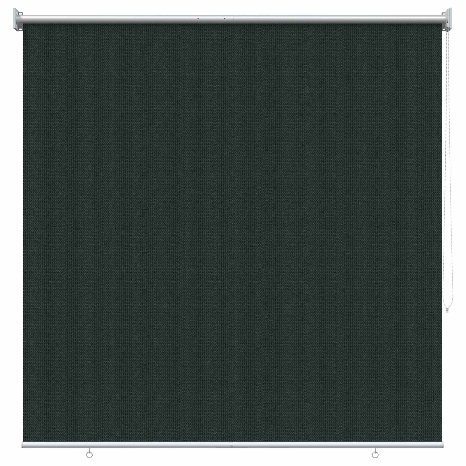 Buitenrolgordijn 90% UV-blok Donkergroen 160 x 230 cm HDPE