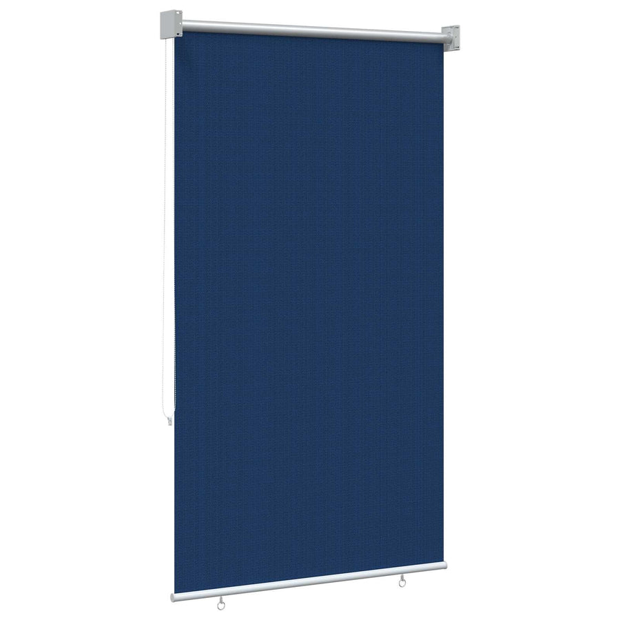 Buitenrolgordijn 90% UV-blok Blauw 80 x 140 cm HDPE