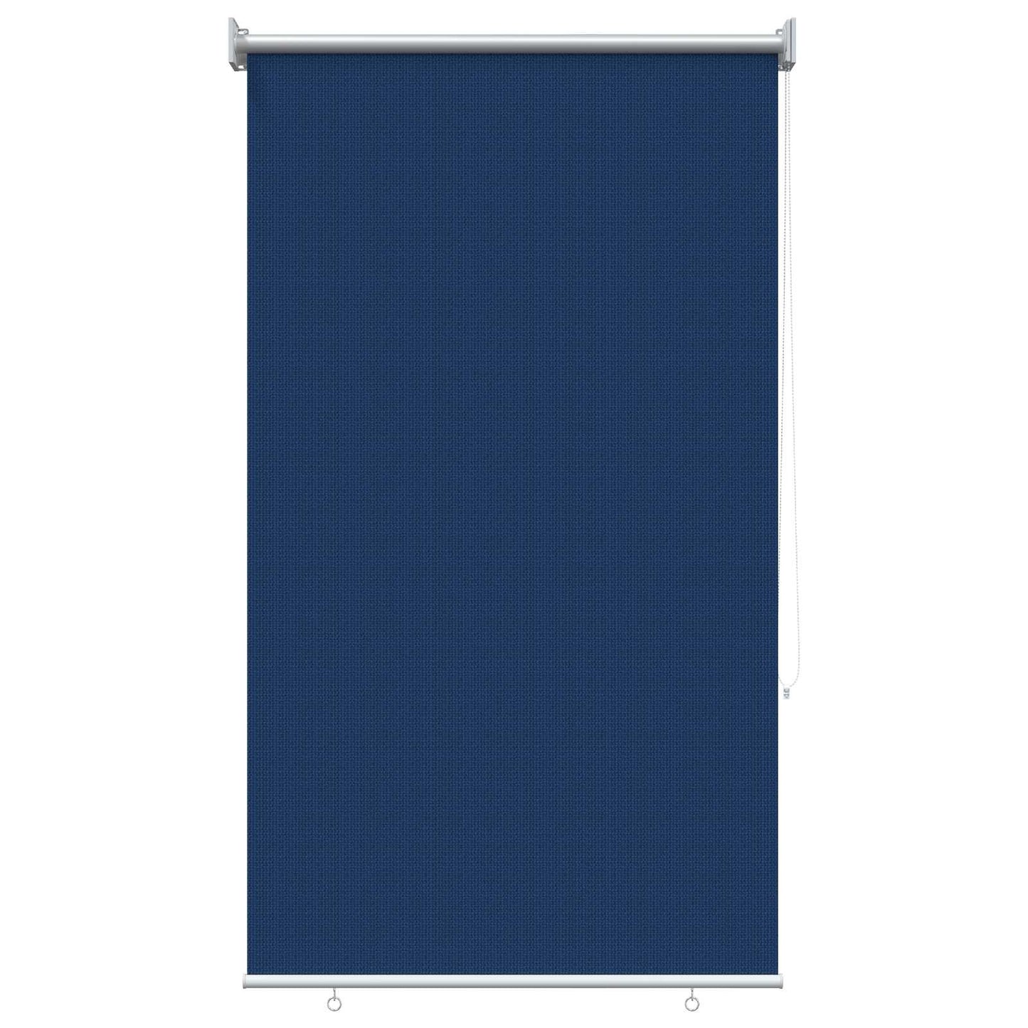 Buitenrolgordijn 90% UV-blok Blauw 80 x 140 cm HDPE