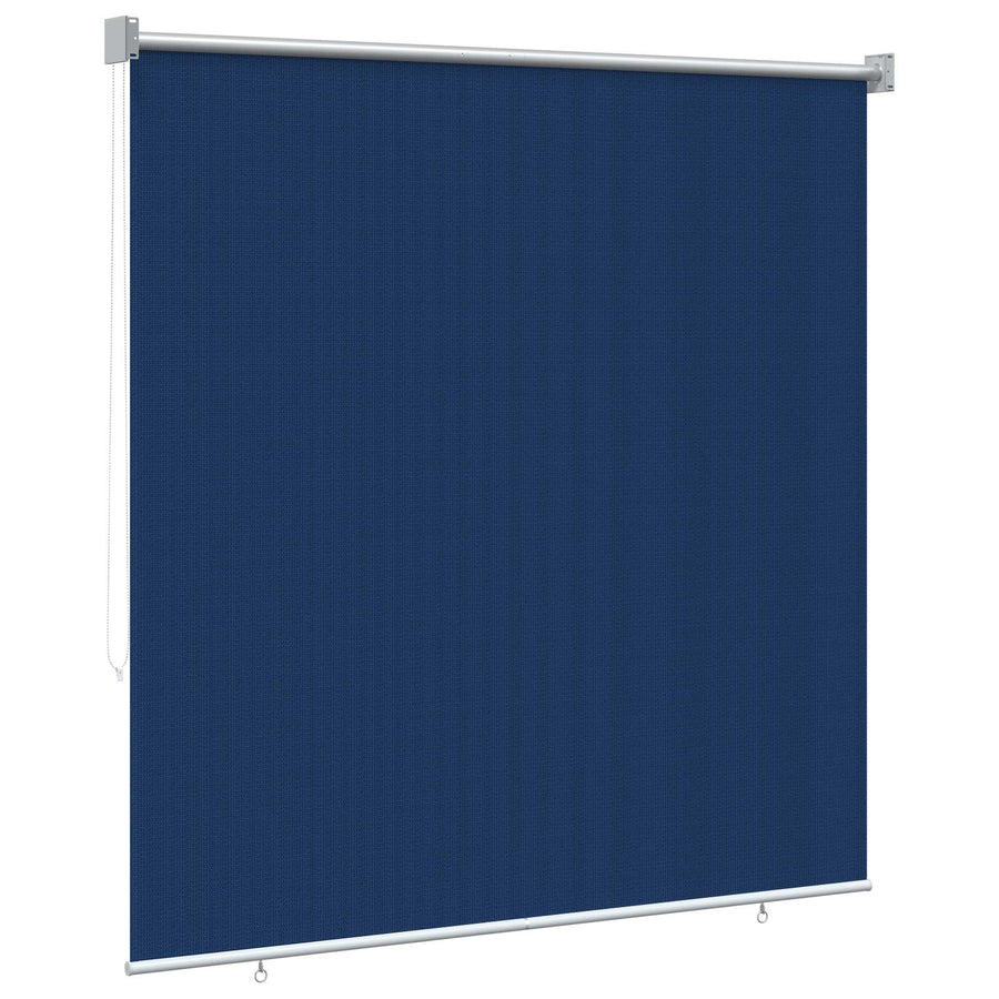 Buitenrolgordijn 90% UV-blok Blauw 140 x 140 cm HDPE