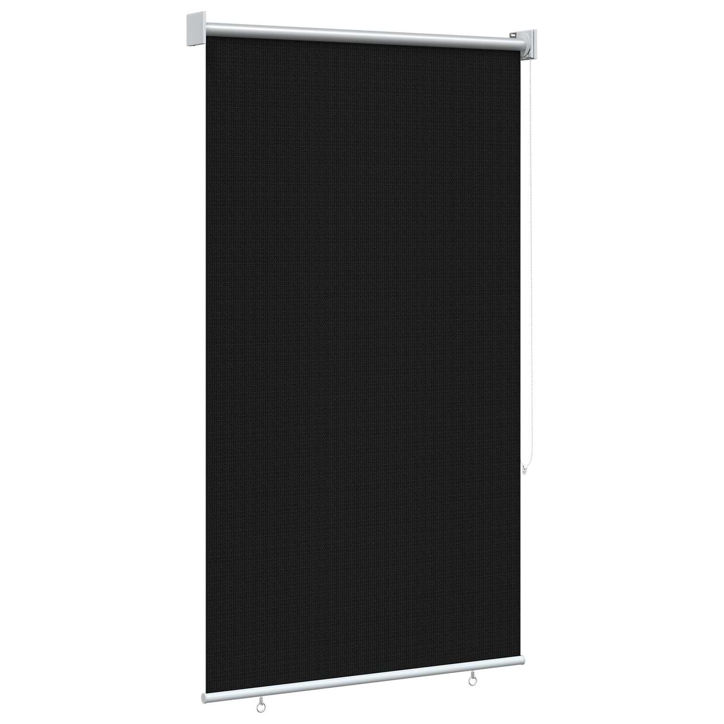 Buitenrolgordijn 90% UV-blok Zwart 80 x 140 cm HDPE