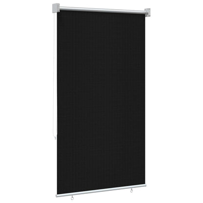 Buitenrolgordijn 90% UV-blok Zwart 80 x 140 cm HDPE