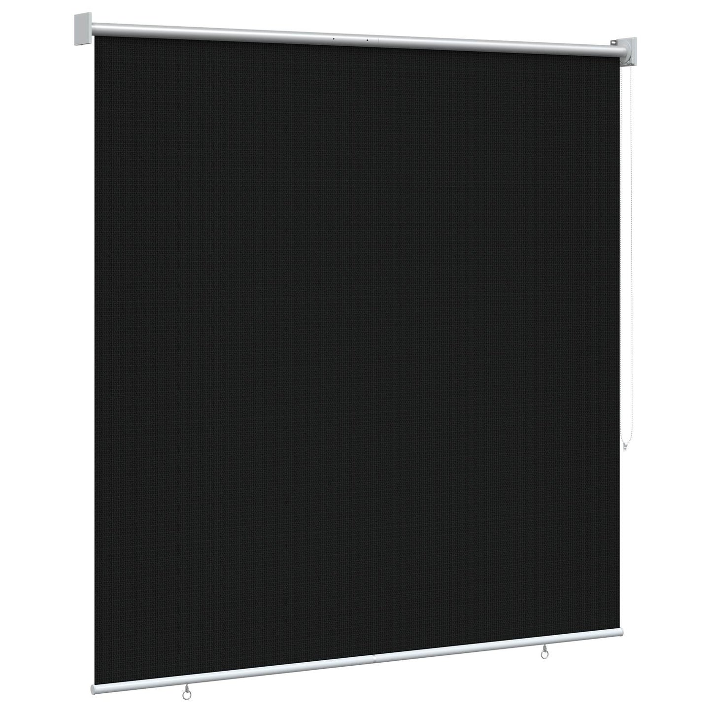 Buitenrolgordijn 90% UV-blok Zwart 140 x 140 cm HDPE