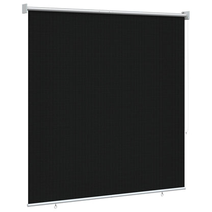 Buitenrolgordijn 90% UV-blok Zwart 140 x 140 cm HDPE