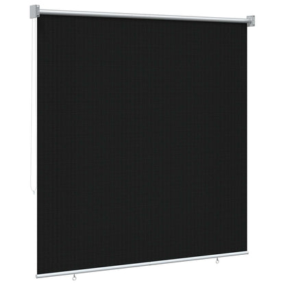 Buitenrolgordijn 90% UV-blok Zwart 140 x 140 cm HDPE