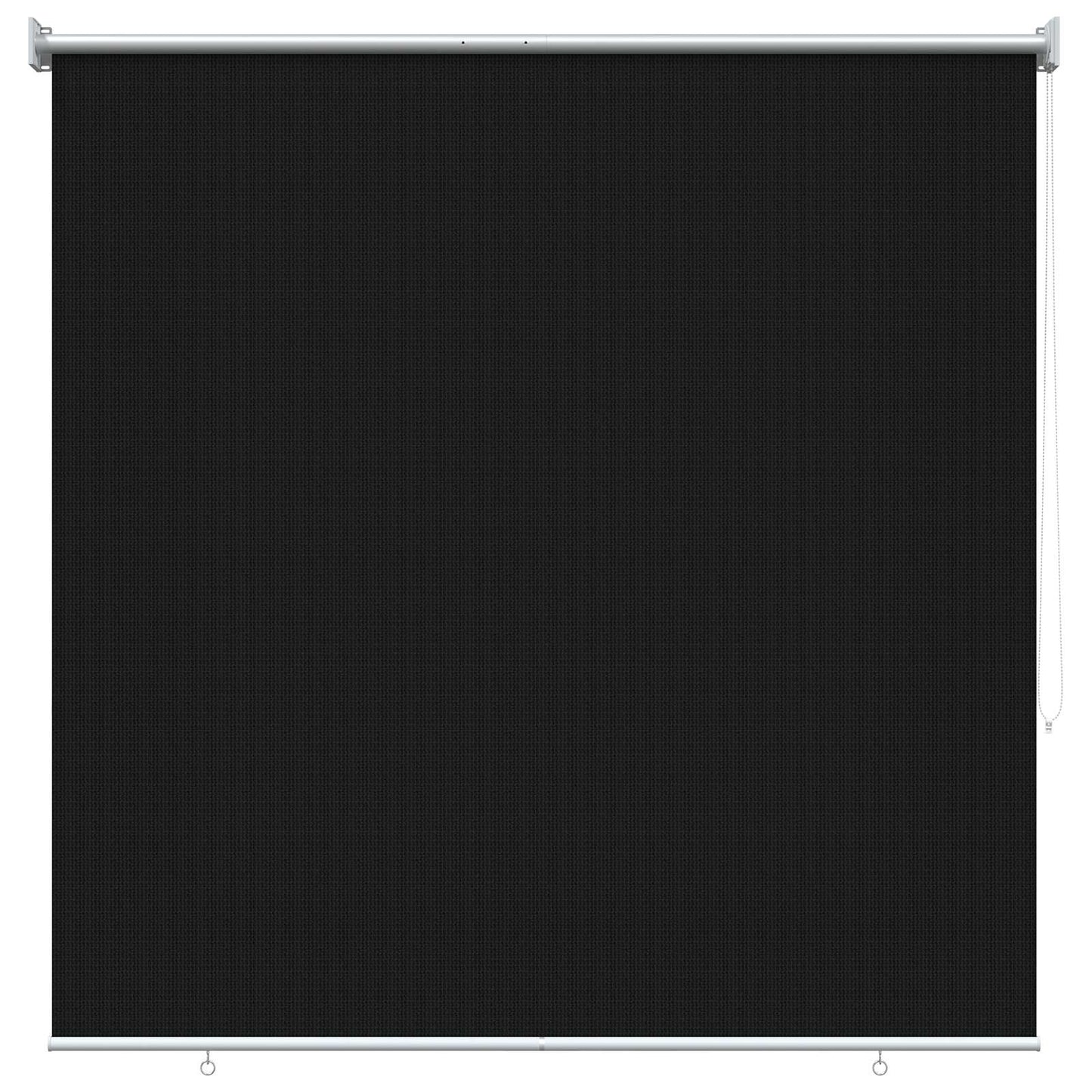 Buitenrolgordijn 90% UV-blok Zwart 140 x 140 cm HDPE
