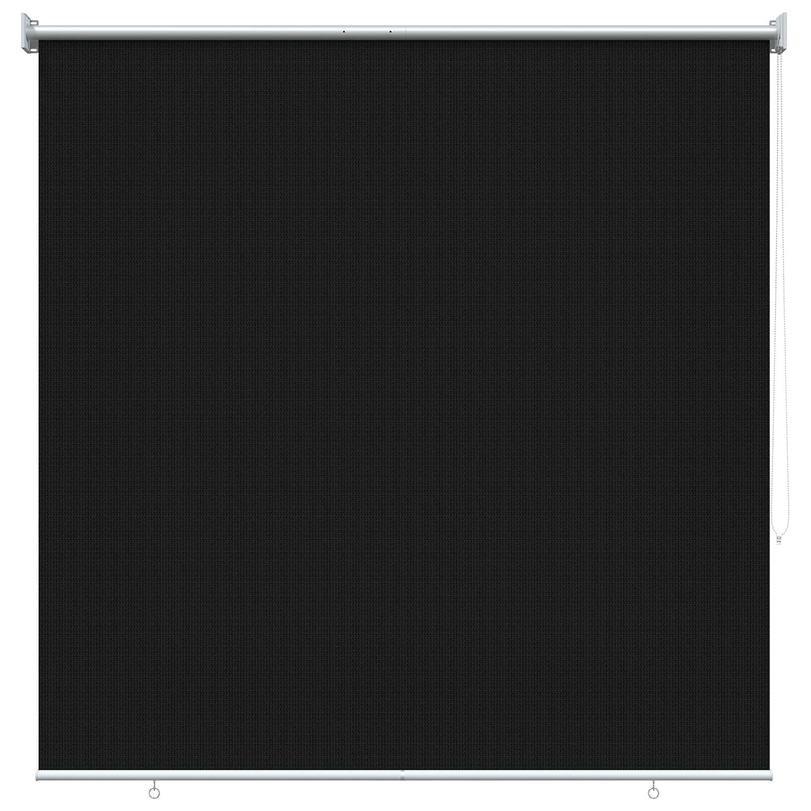 Buitenrolgordijn 90% UV-blok Zwart 140 x 140 cm HDPE