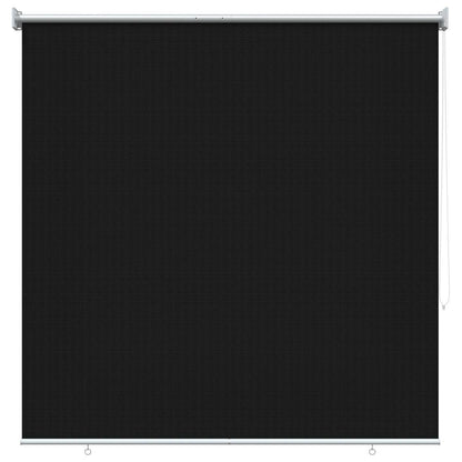 Buitenrolgordijn 90% UV-blok Zwart 140 x 140 cm HDPE