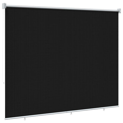 Buitenrolgordijn 90% UV-blok Zwart 200 x 140 cm HDPE