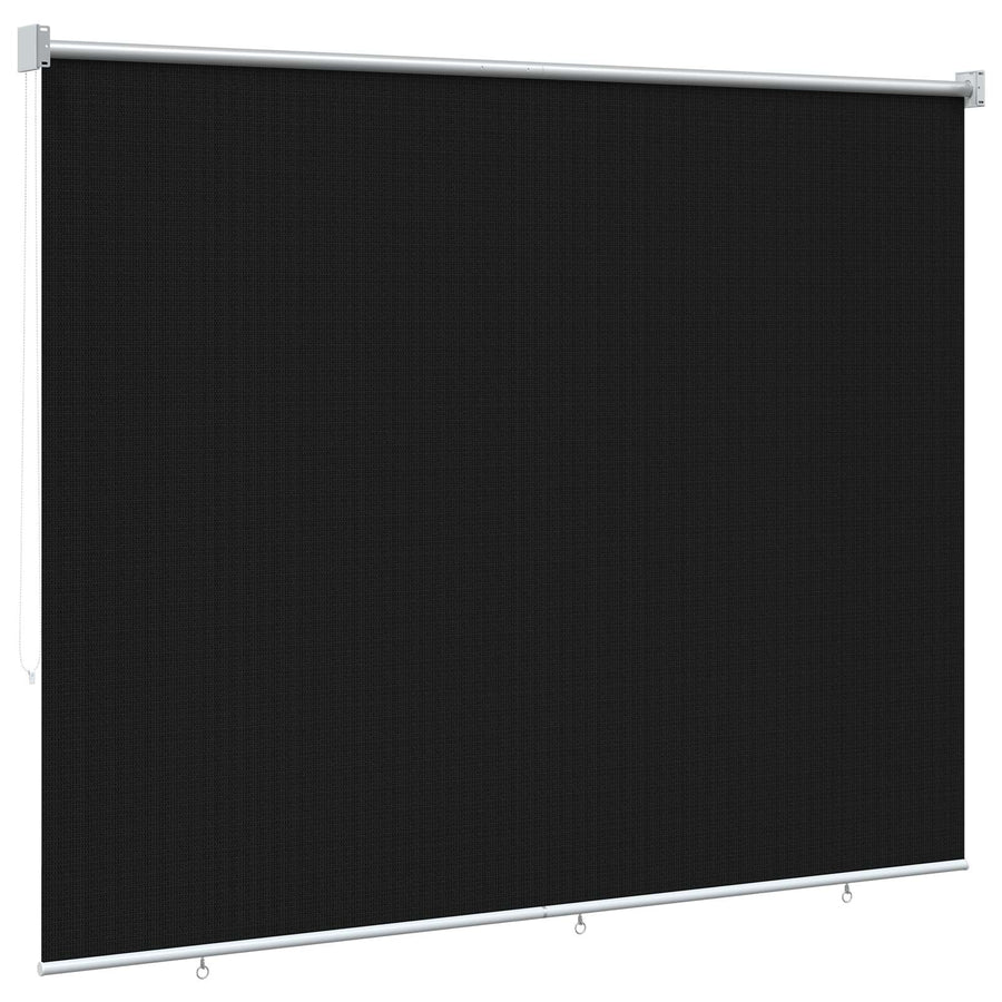 Buitenrolgordijn 90% UV-blok Zwart 200 x 140 cm HDPE