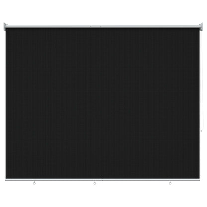 Buitenrolgordijn 90% UV-blok Zwart 200 x 140 cm HDPE