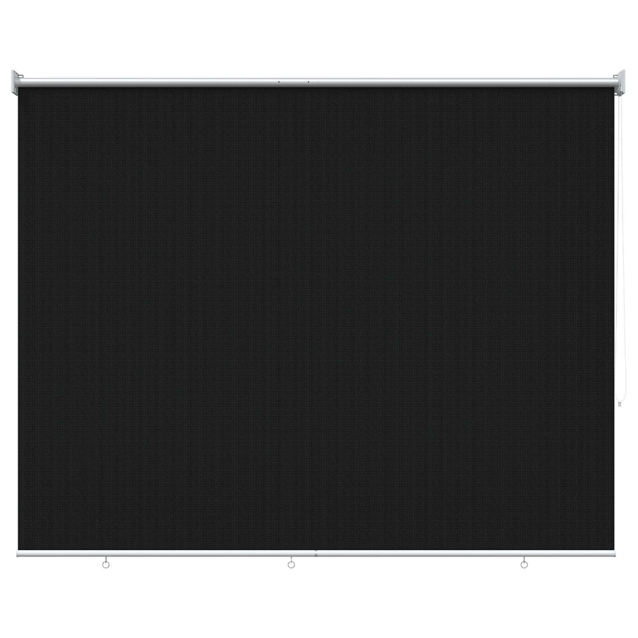Buitenrolgordijn 90% UV-blok Zwart 200 x 140 cm HDPE