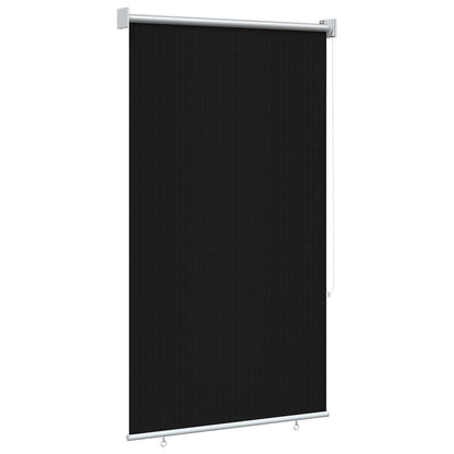 Buitenrolgordijn 90% UV-blok Zwart 80 x 230 cm HDPE