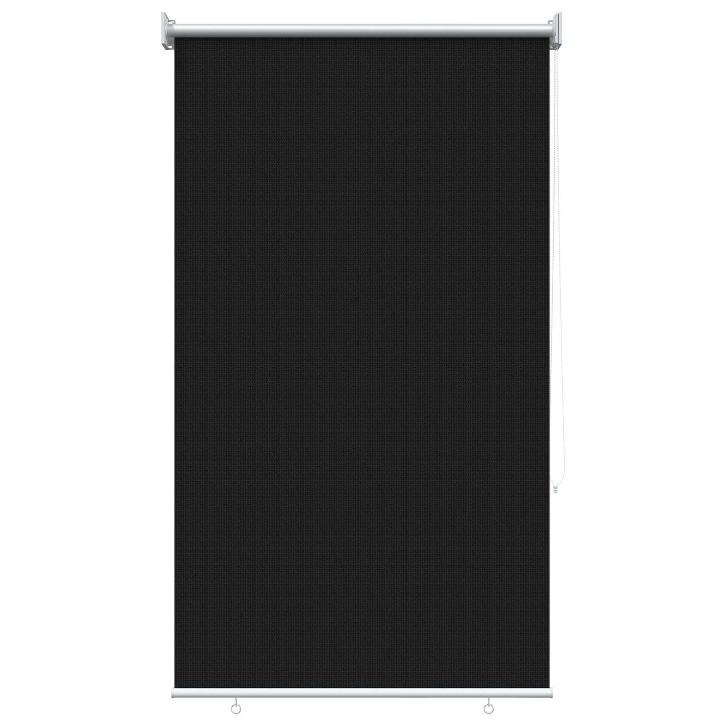 Buitenrolgordijn 90% UV-blok Zwart 80 x 230 cm HDPE